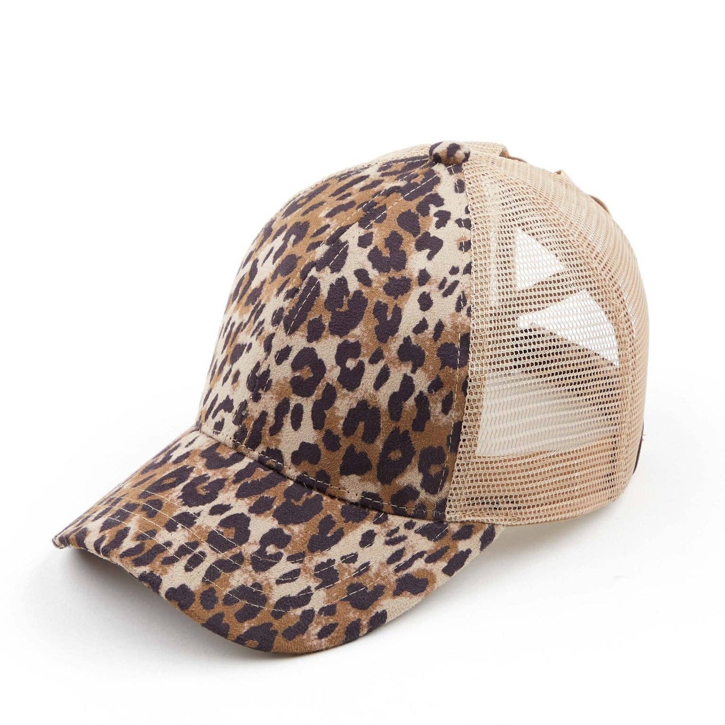 CC Faux Suede Leopard Hat