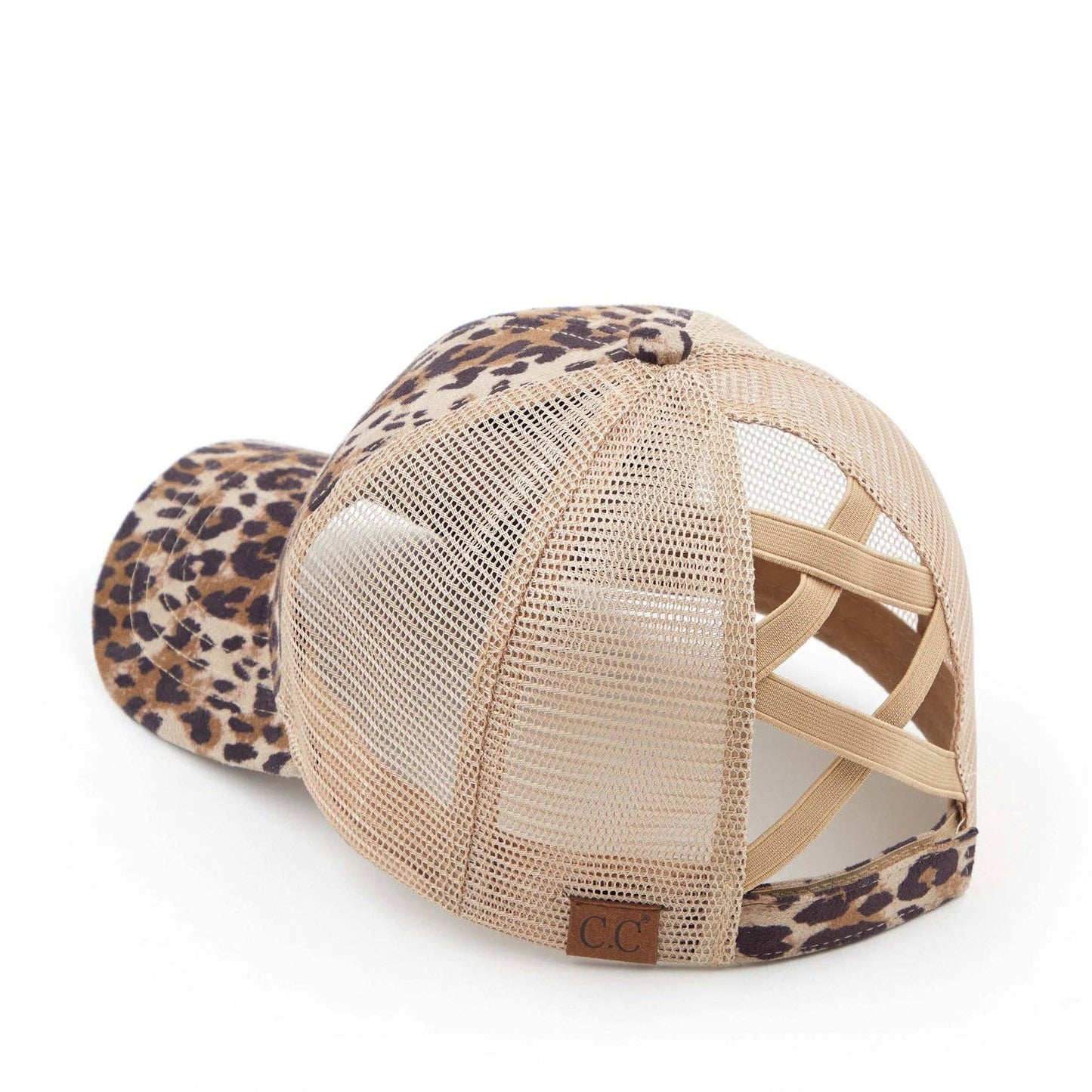 CC Faux Suede Leopard Hat