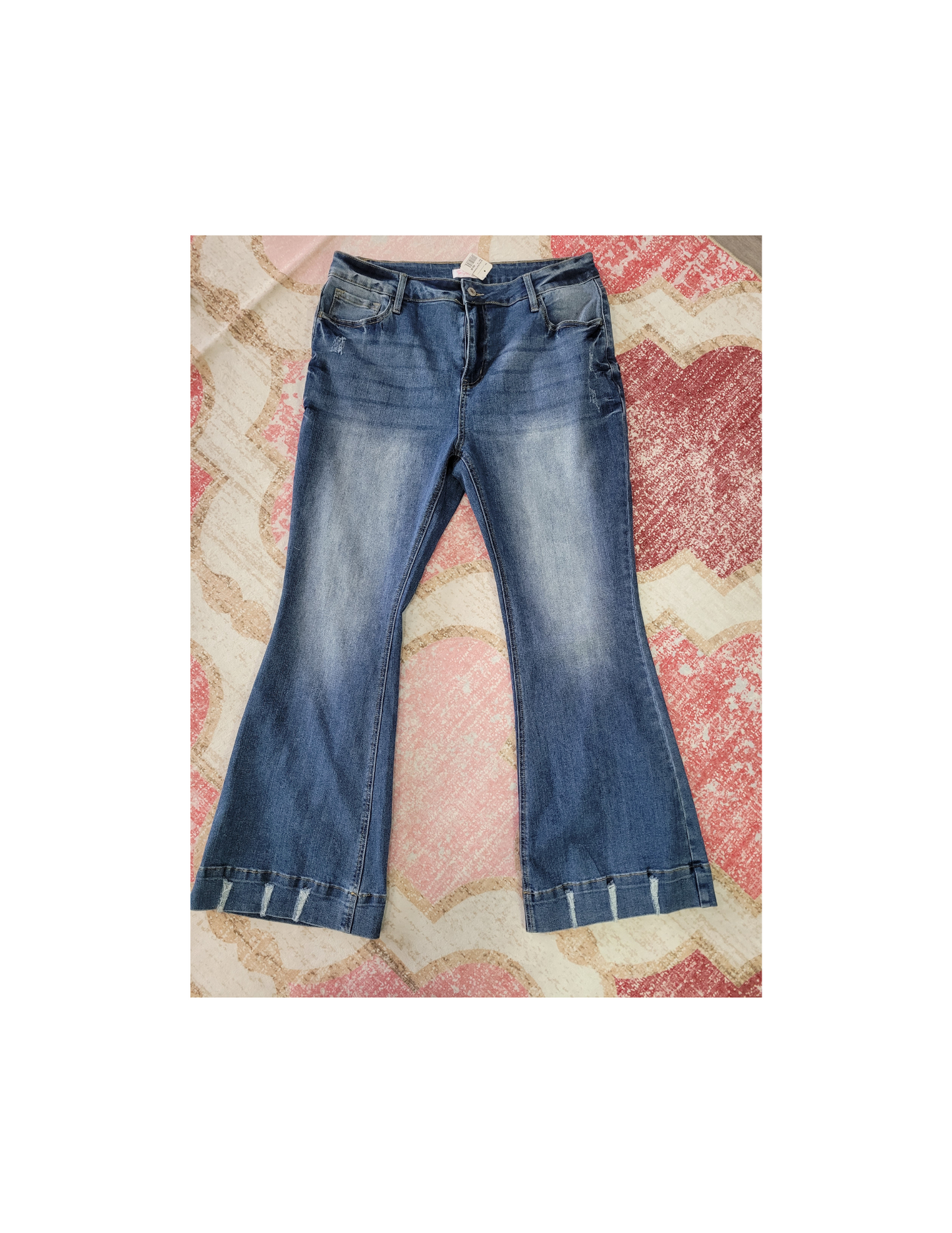 womens sky blue light distressed washed jeans