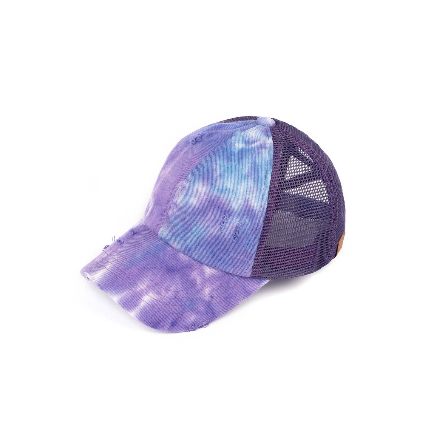 CC Tie-Dye Mesh Criss-Cross Pony Cap