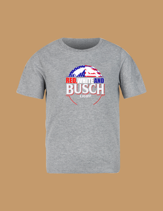 red white busch light