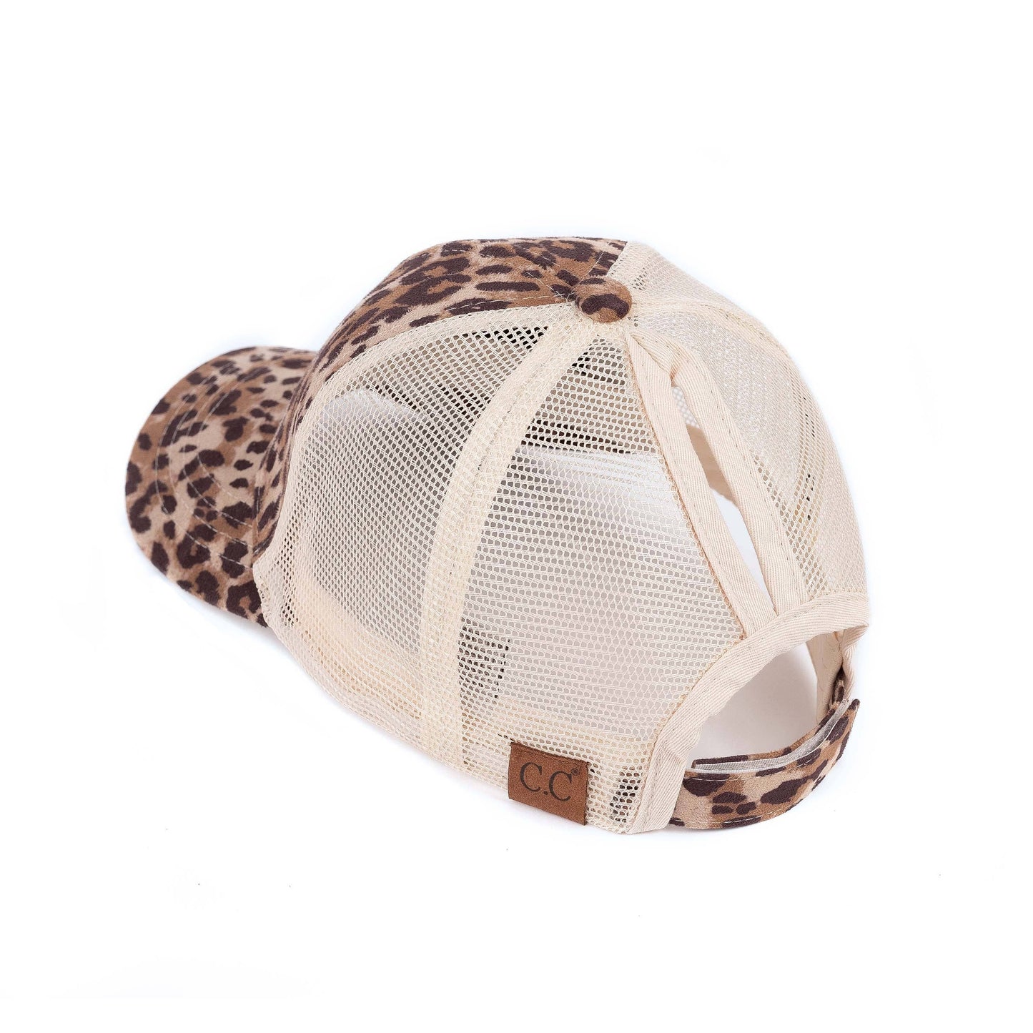 CC Faux Suede Leopard Hat
