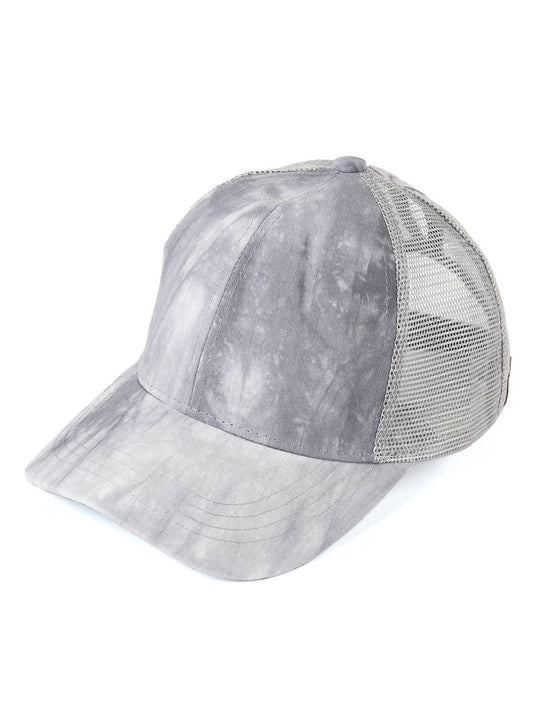 CC Watercolor Messy Bun Trucker Cap