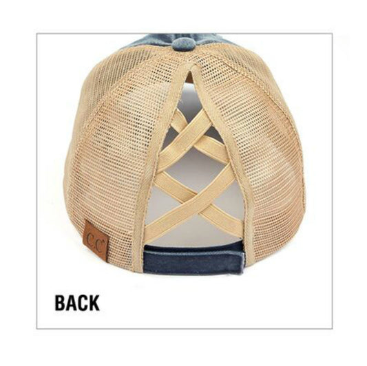 CC Multi Level Criss-Cross Pony Cap