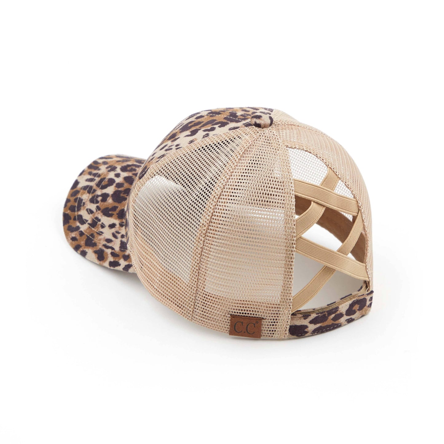 CC Faux Suede Leopard Hat