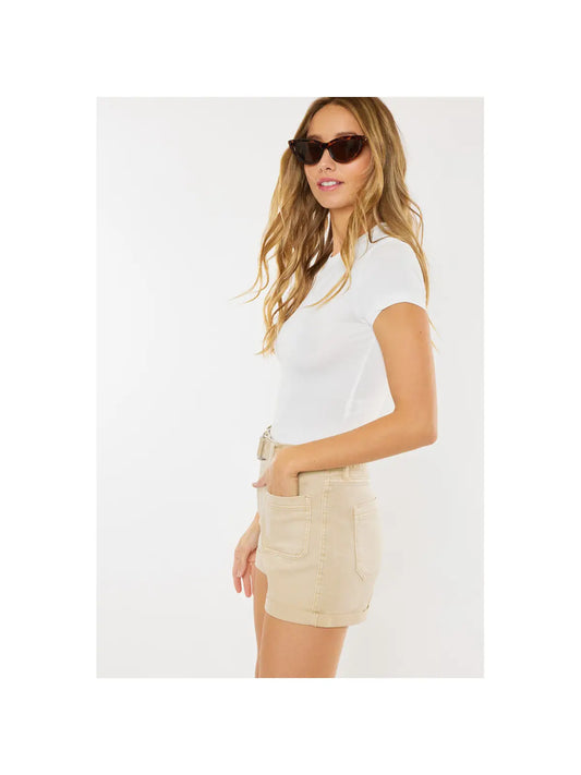 KanCan Ultra High Rise Denim Shorts