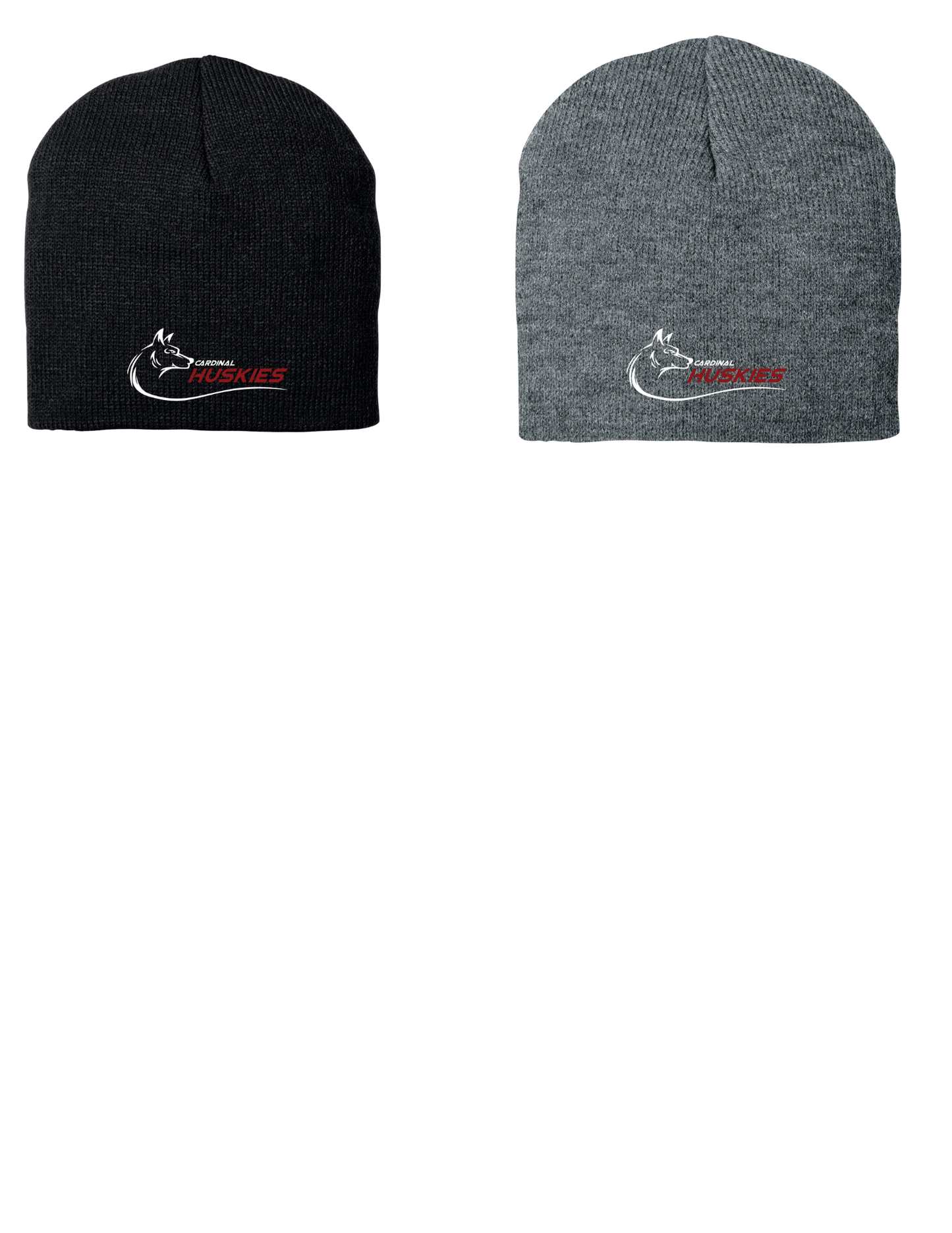 Cardinal Huskies Basic Beanies
