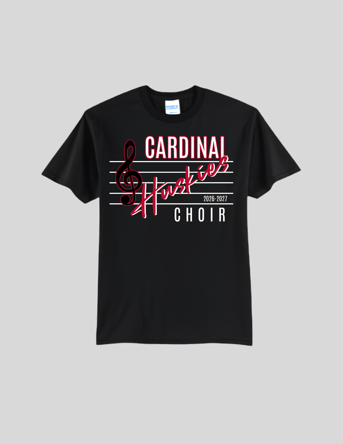 Cardinal Huskies Choir Short Sleeve T-Shirt
