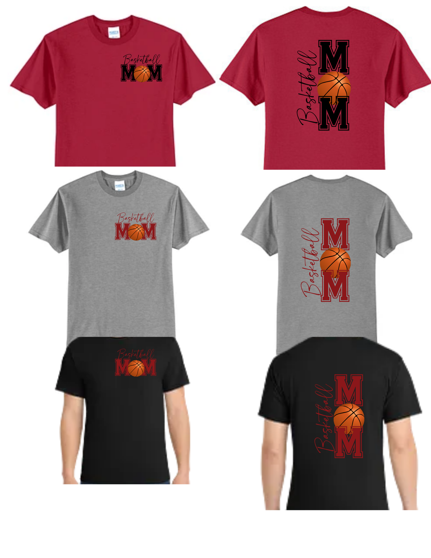 Cardinal Huskies Basketball mom 3