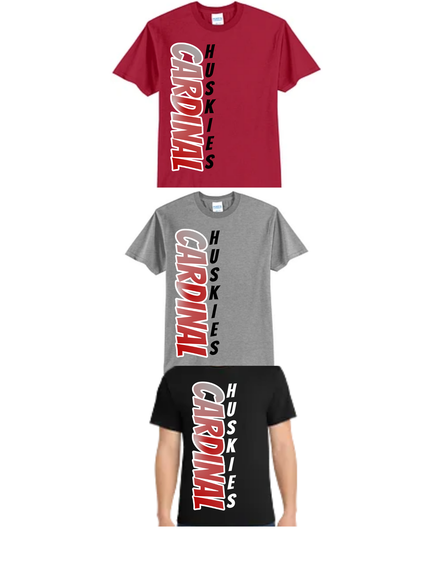 Cardinal Huskies Basic Design 3