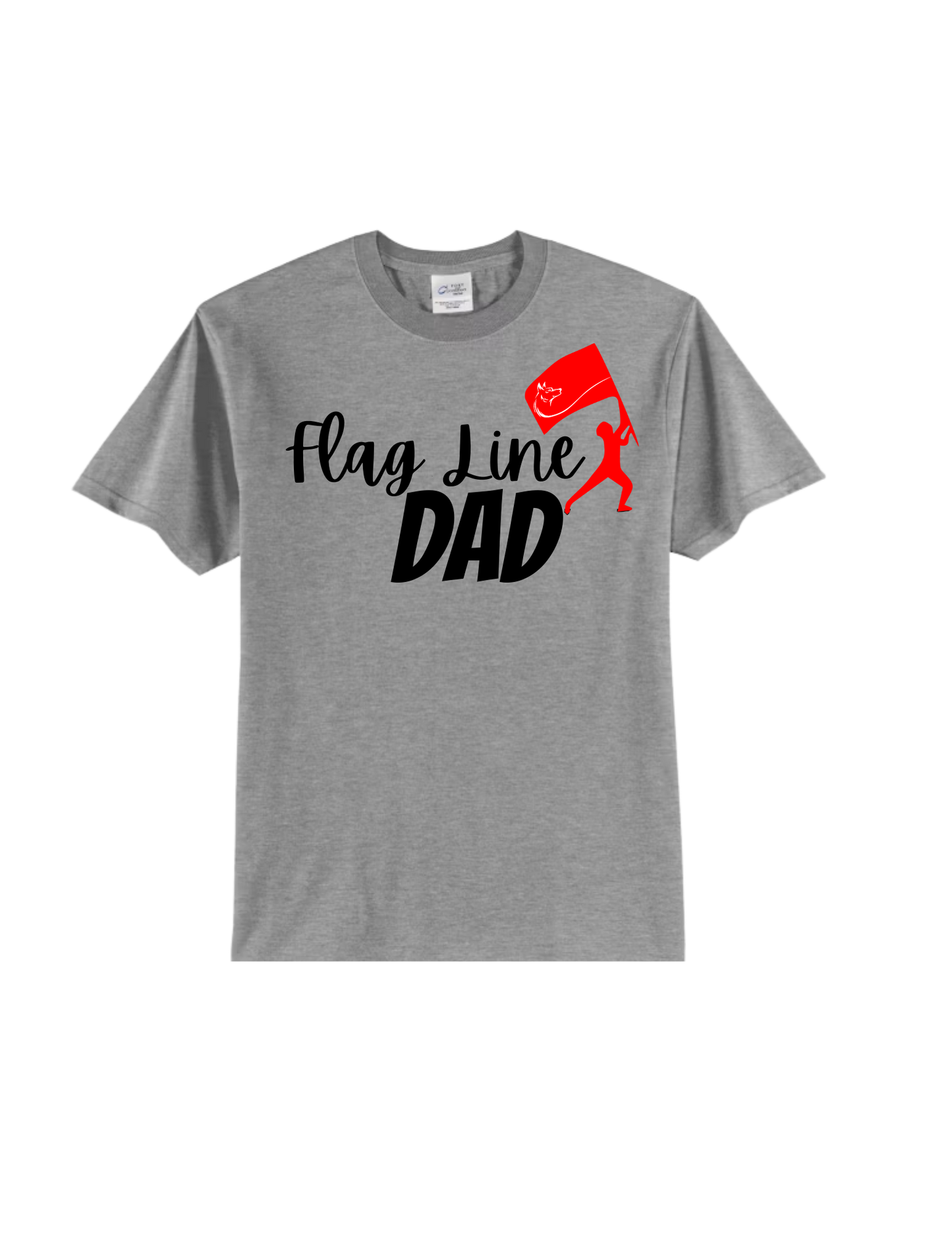 Cardinal Huskies Flagline Dad