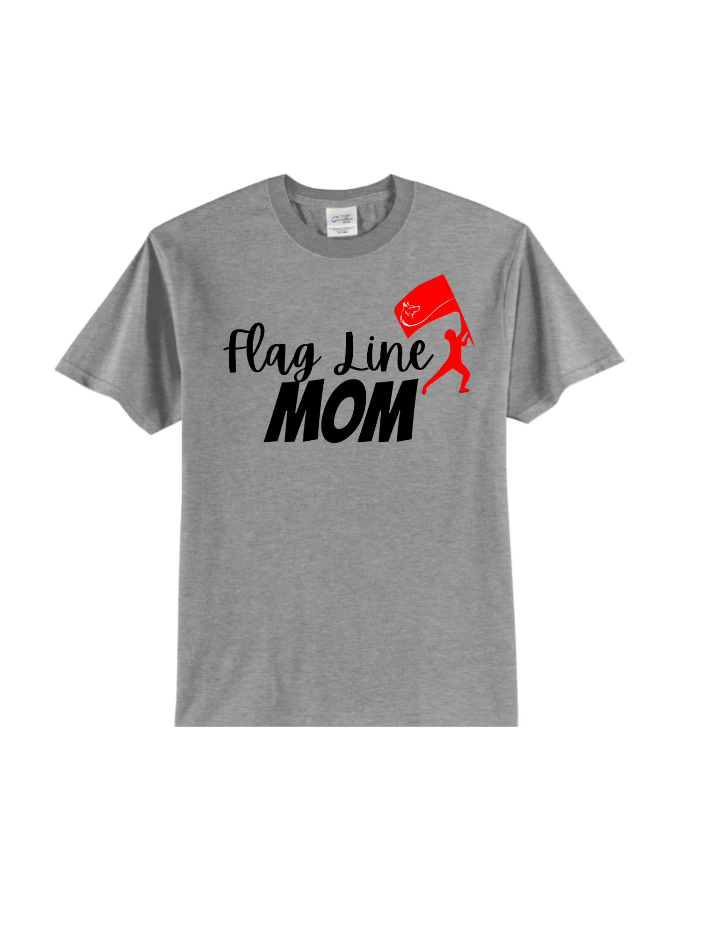 Cardinal Huskies Flagline Mom