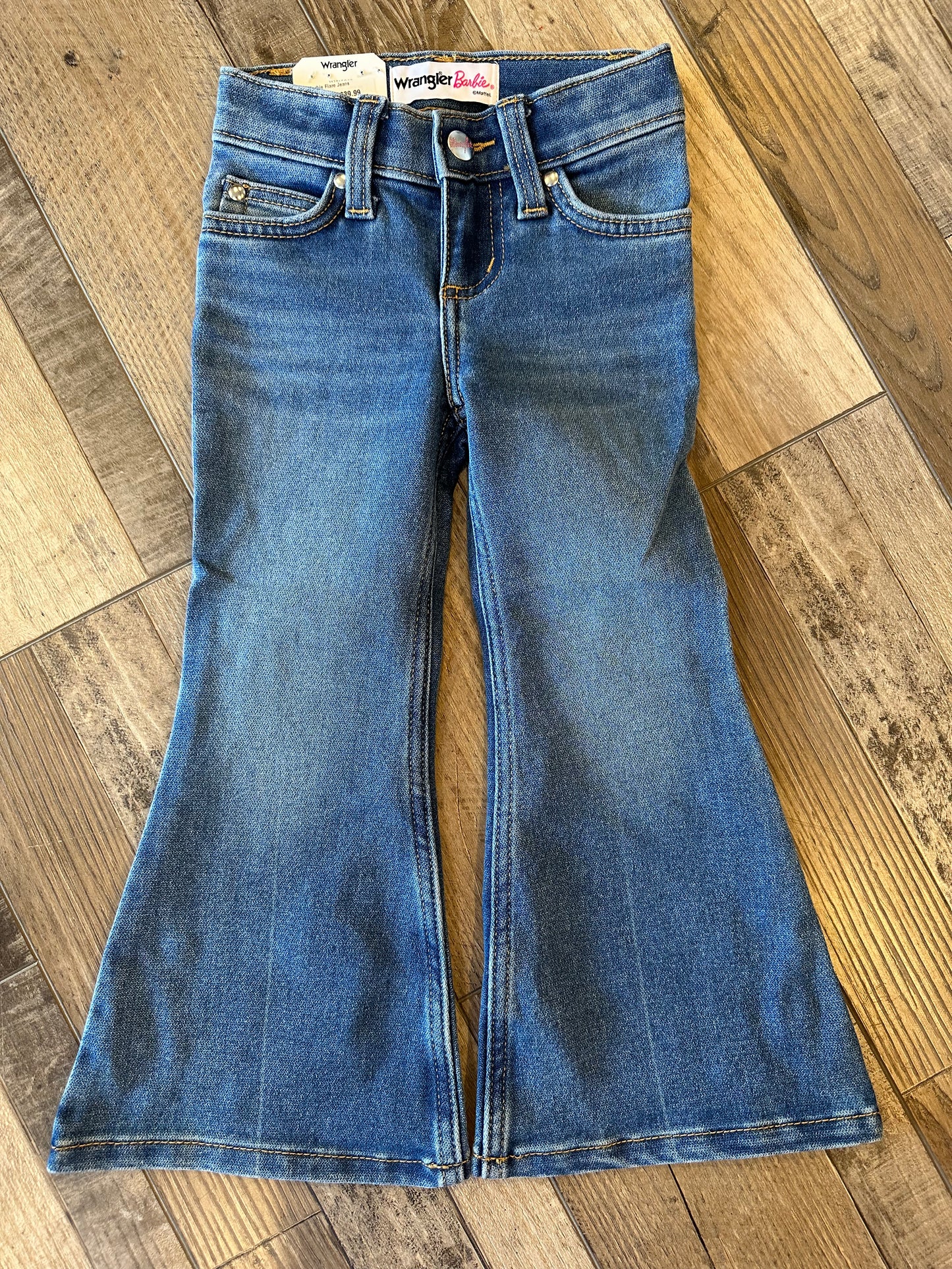 Girls Wrangler Barbie Edition Flares