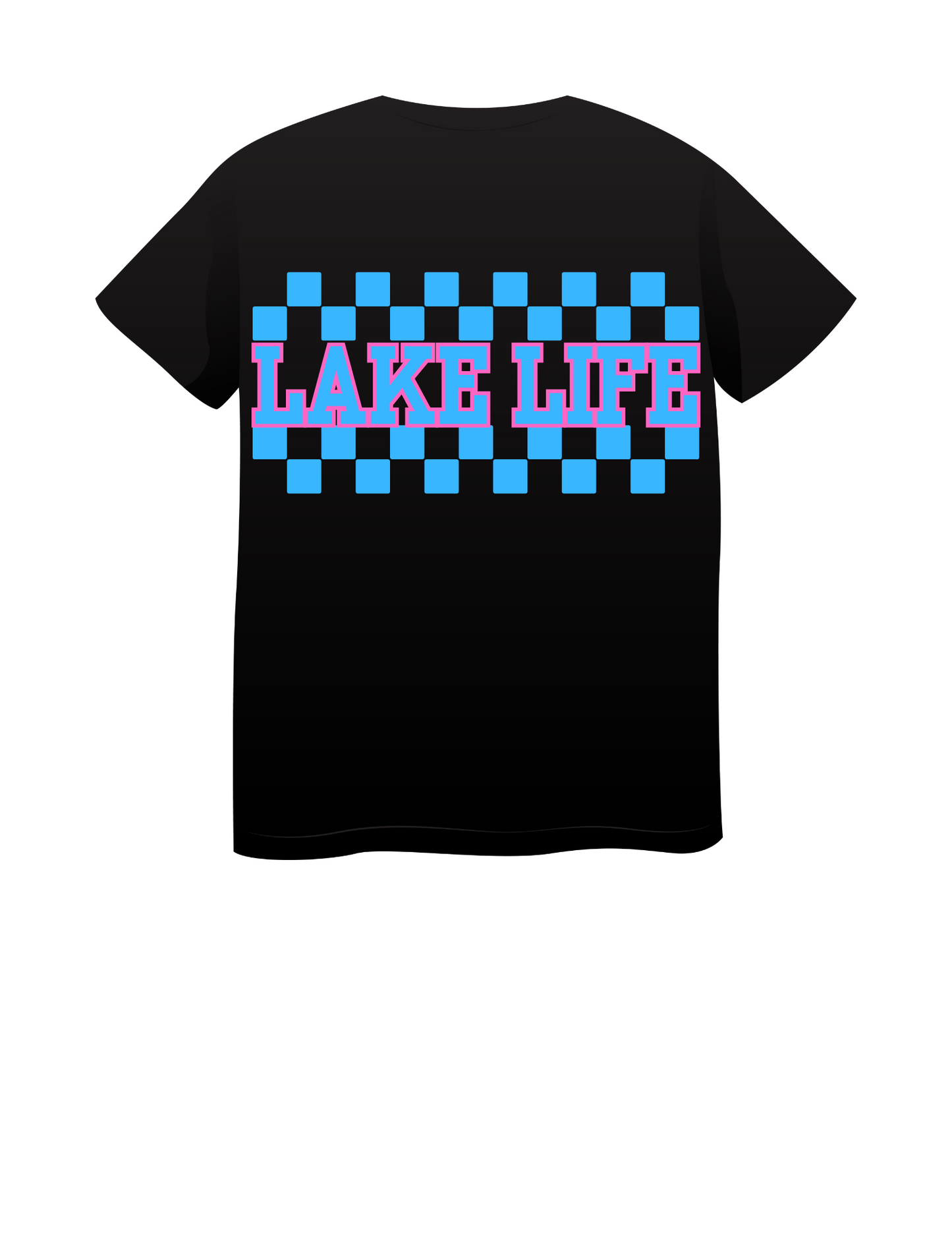 Checkered Lake Life t-shirt