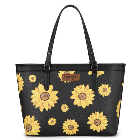 Wrangler Sunflower Print Tote Bag