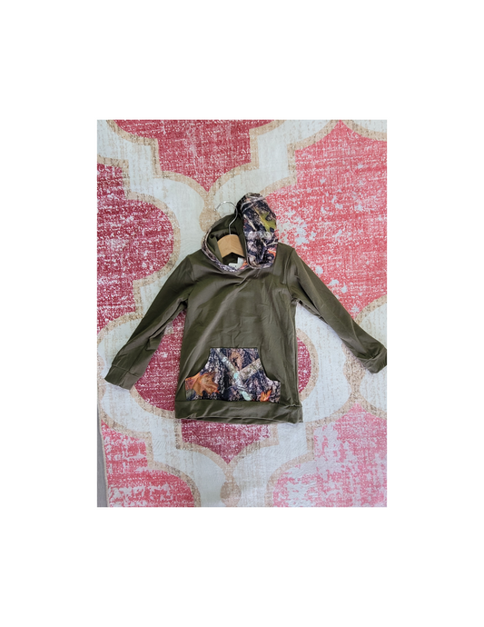 boys camo jogger and sweatshirt set