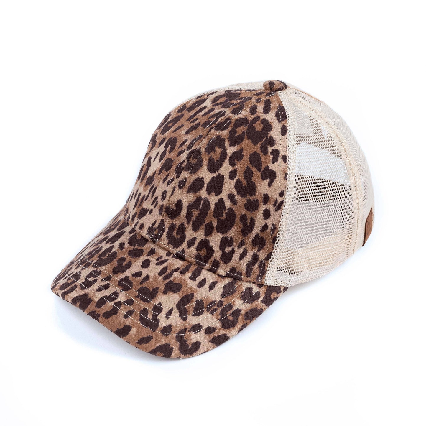 CC Faux Suede Leopard Hat