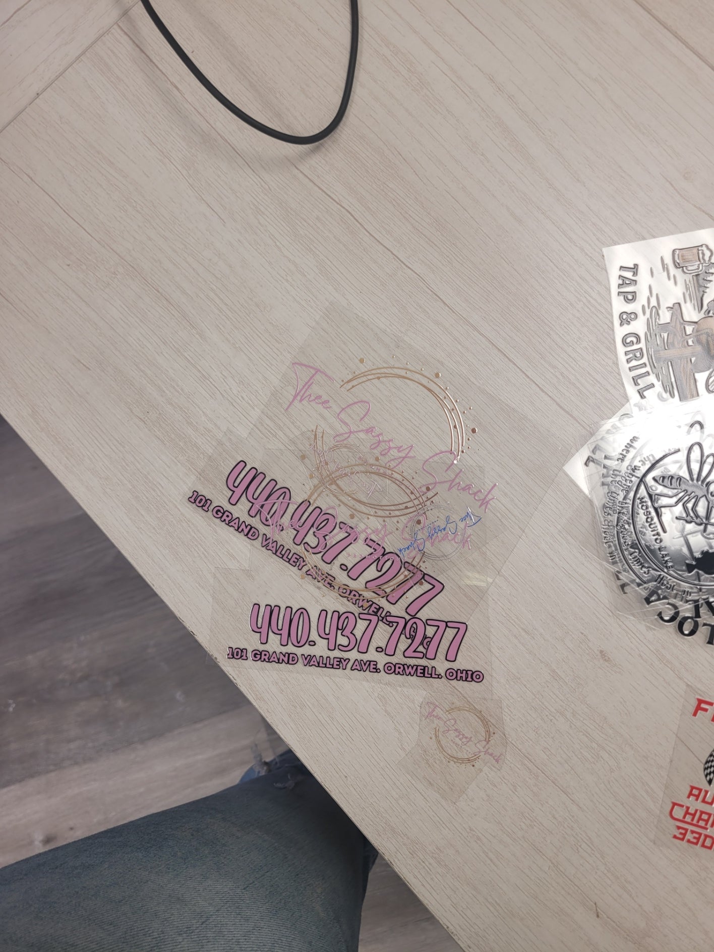 Customizable UV DTF stickers