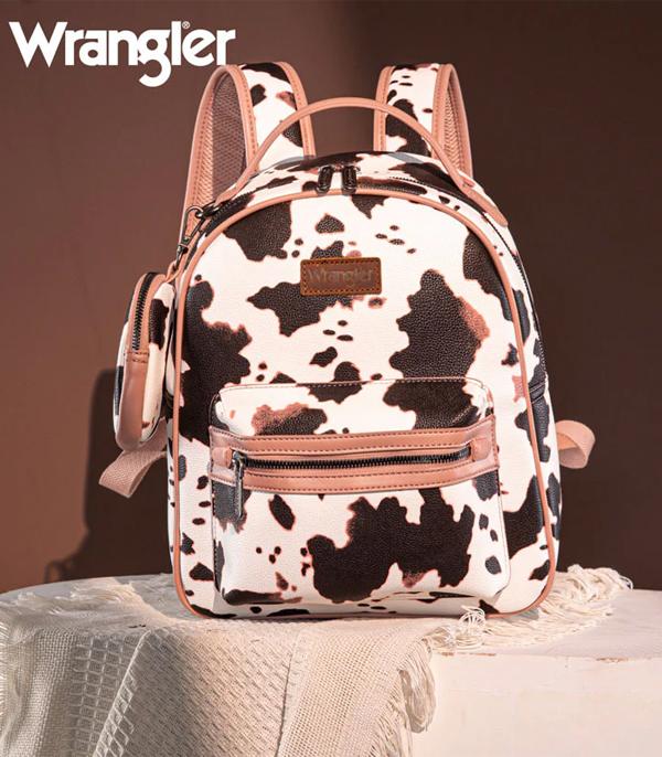 Cow Print Backpack