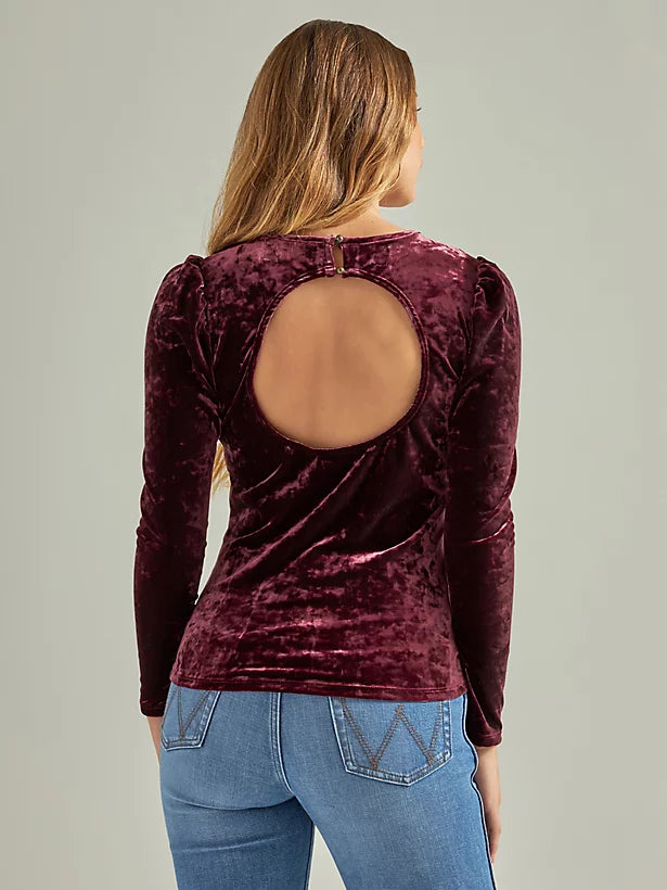 Wrangler Retro® Velvet Vintage Top