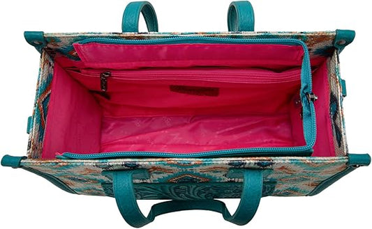 Montana West Wrangler Aztec Tote Bag for Women Western Purses and Handbags