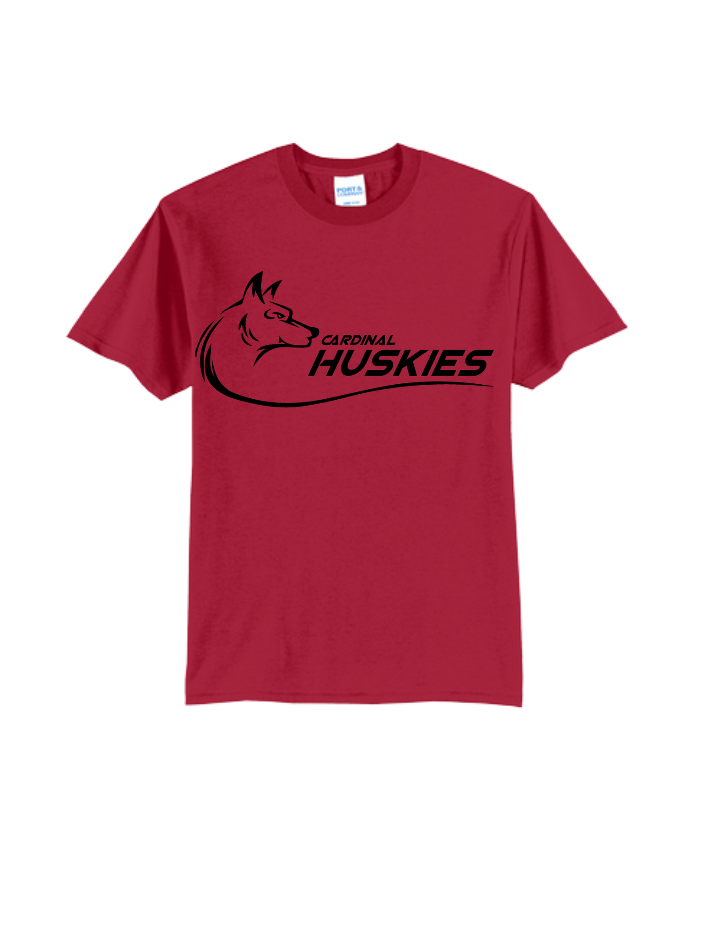 Basic Cardinal Huskies design