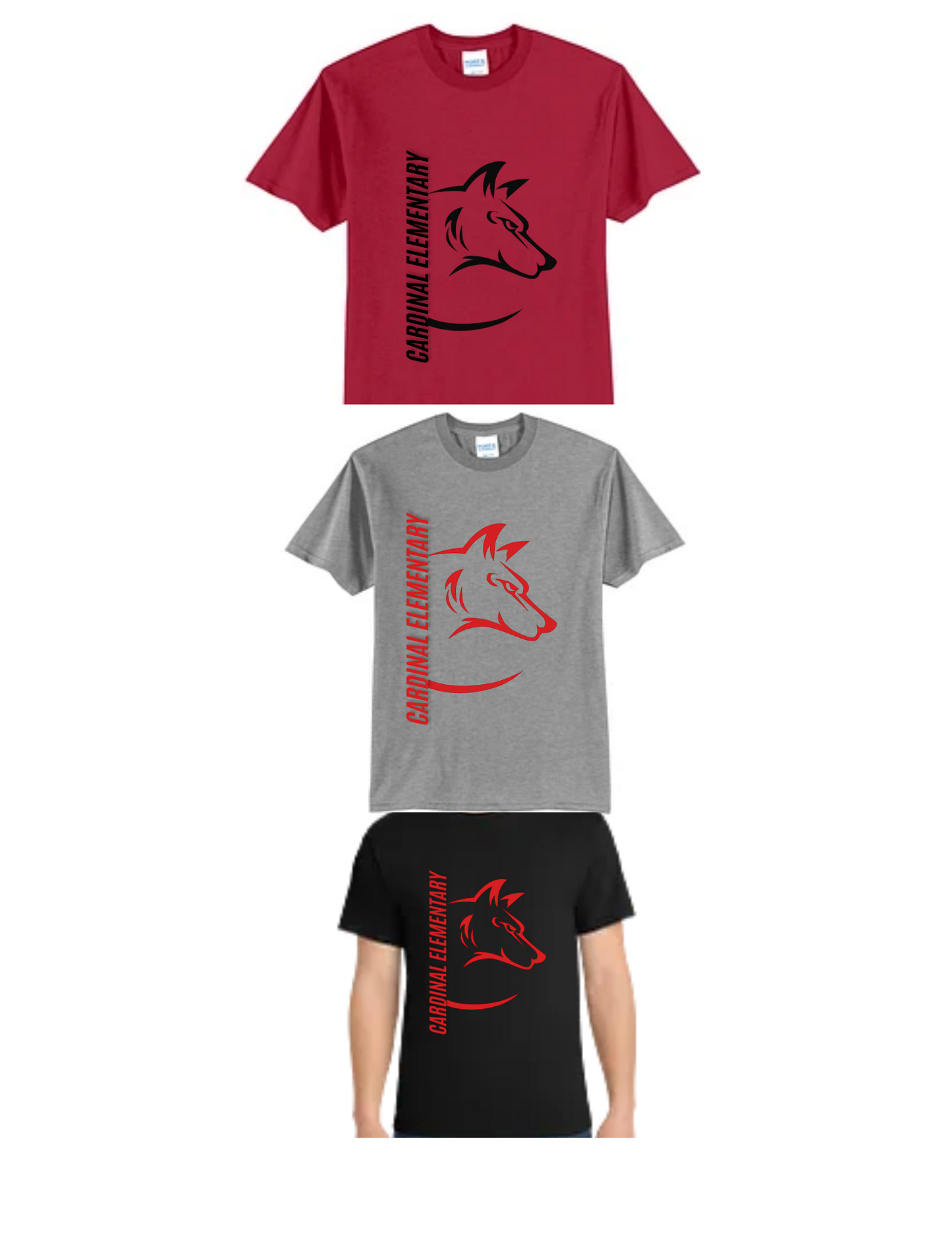 Cardinal Huskies Elementary PTO Basic design