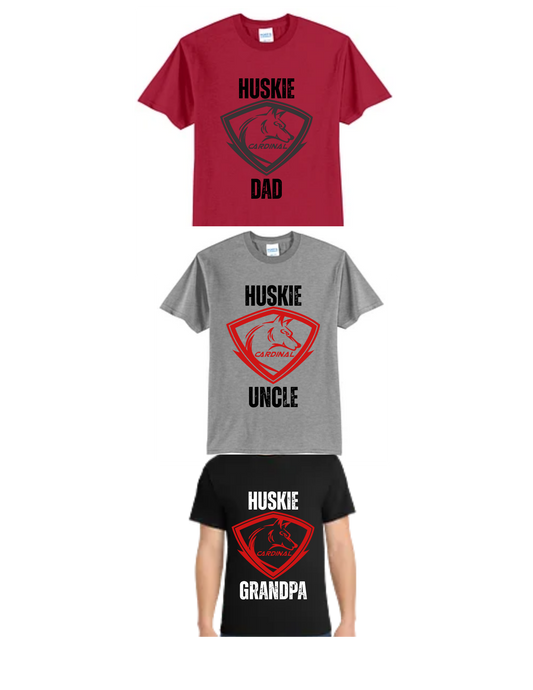 Cardinal Huskies Elementary PTO Dad Brother Uncle Grandpa