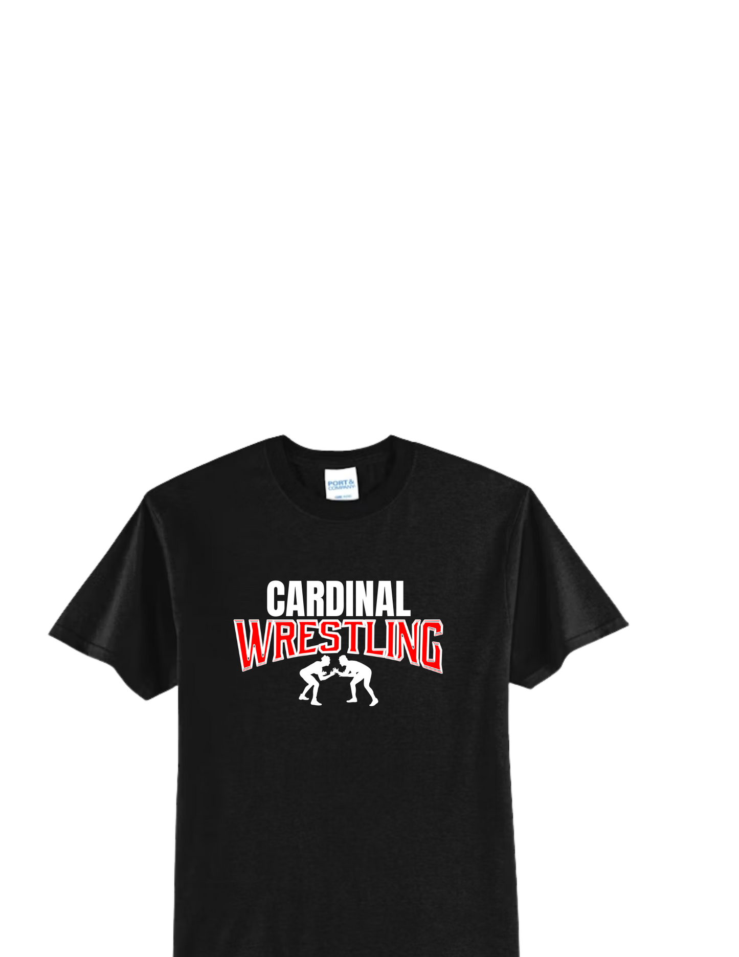 Cardinal Huskies Wrestling front design only