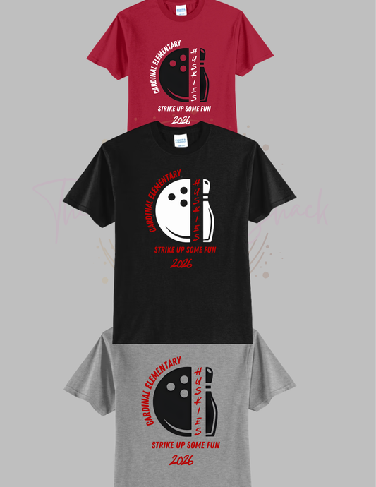 Cardinal Elementary Bowling shirts