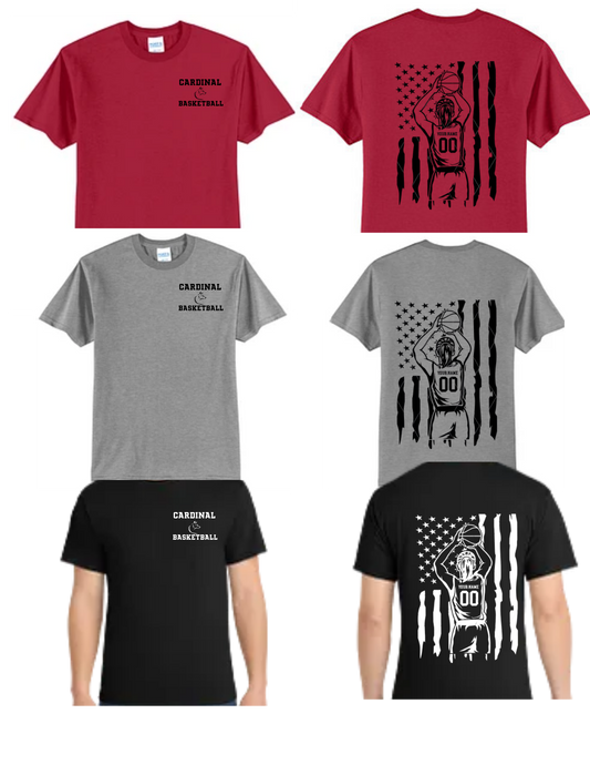 Cardinal Huskies BasketballGirls Flag