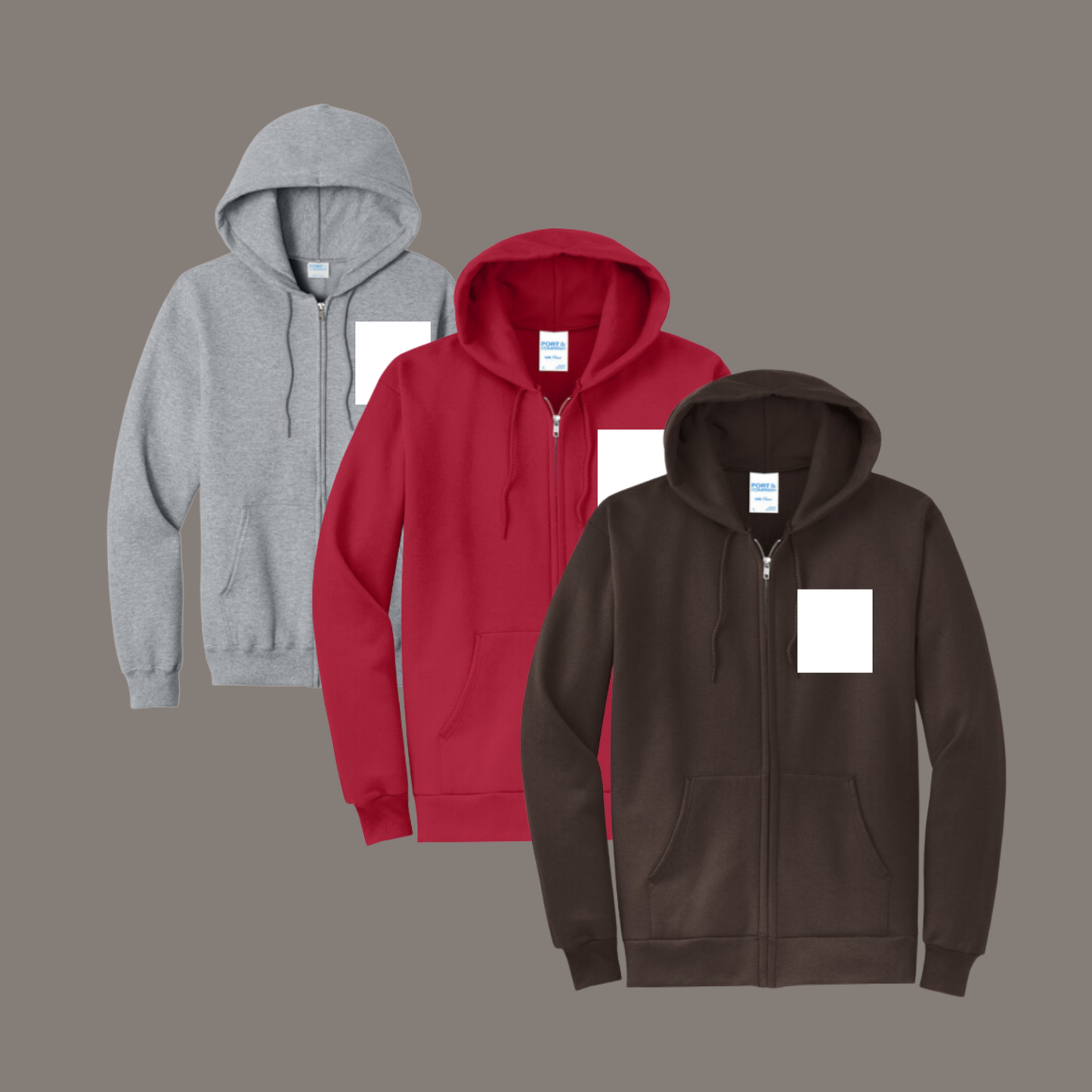 Port and Co Toddler Zip Up