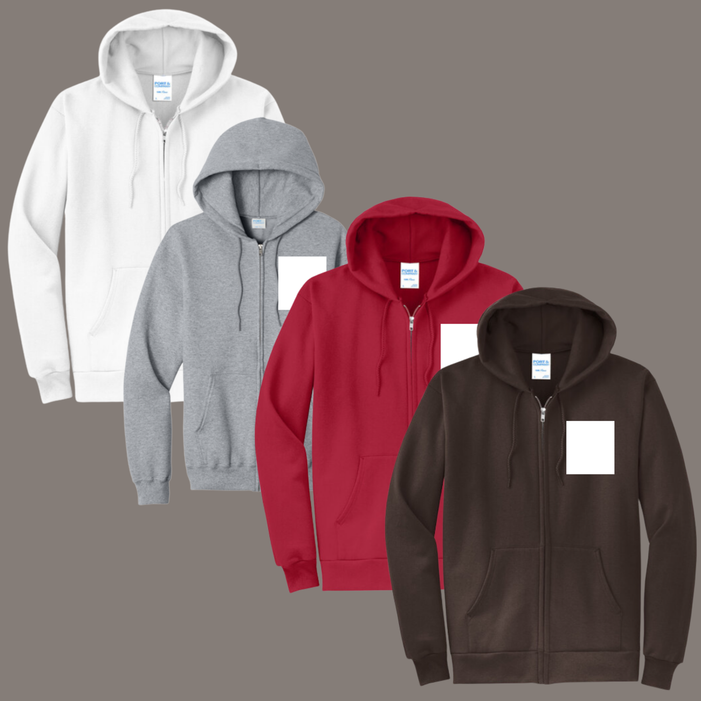 Port and Co Zip Up