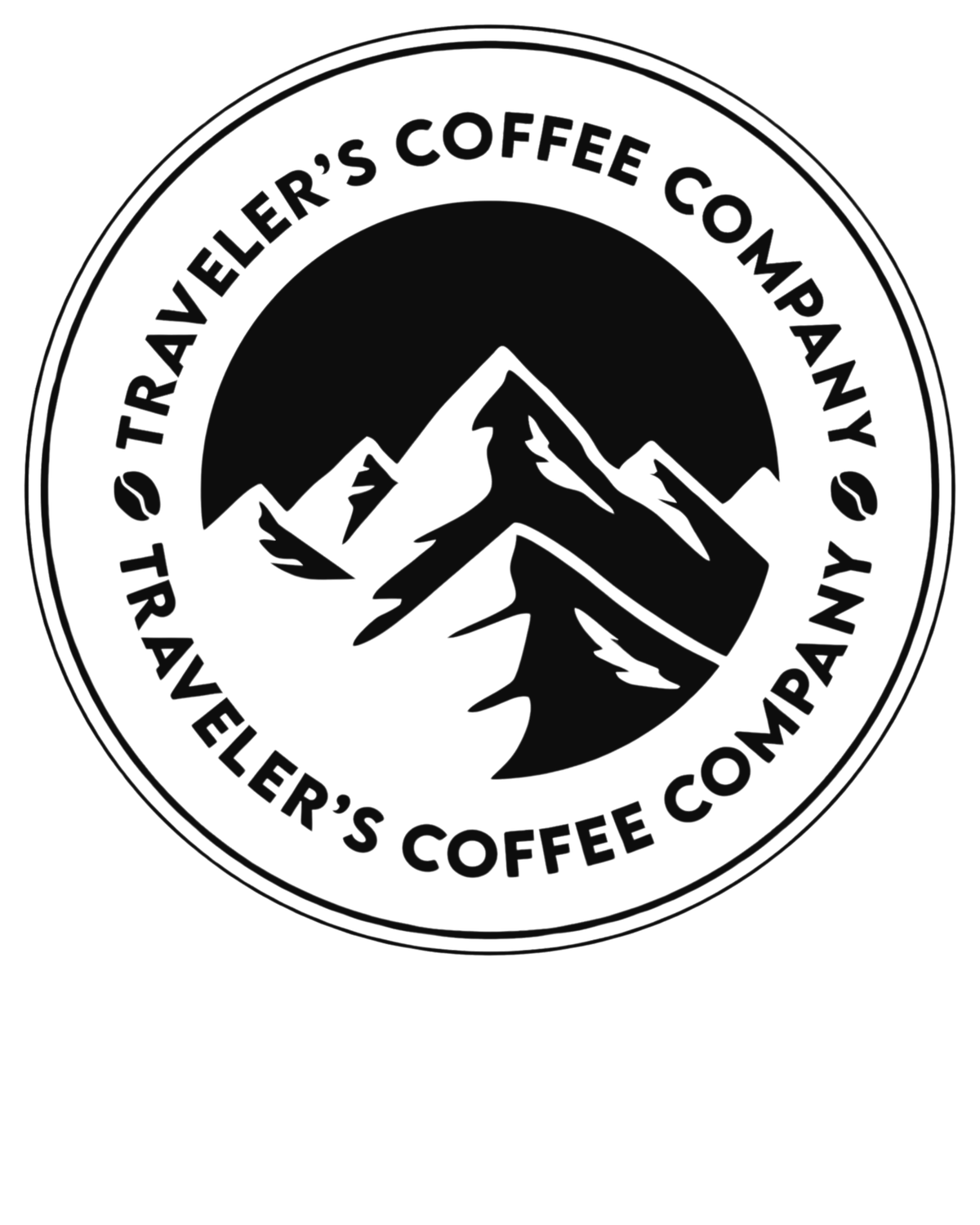 Travelers Coffee Company UV DTF Stickers