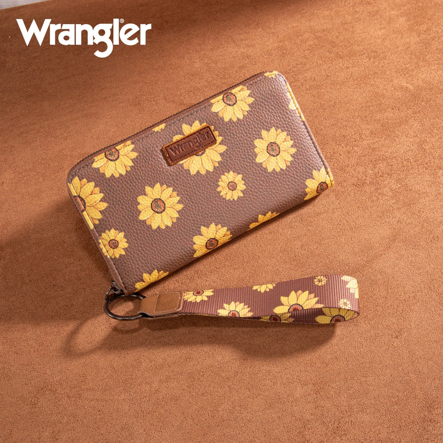 Wrangler Sunflower Print PU Leather Wallet