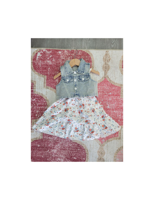 Childrens denim jacket dress