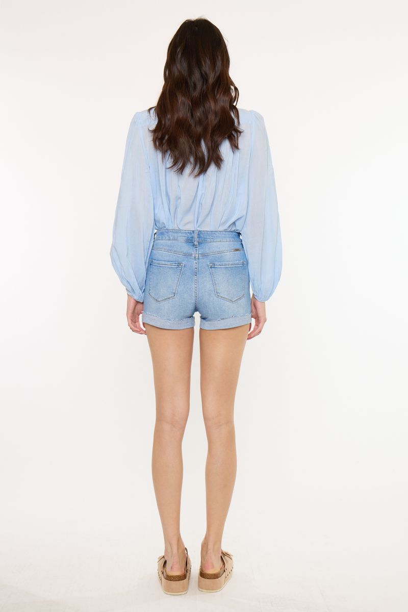 Kan Can HIGH RISE DENIM SHORTS