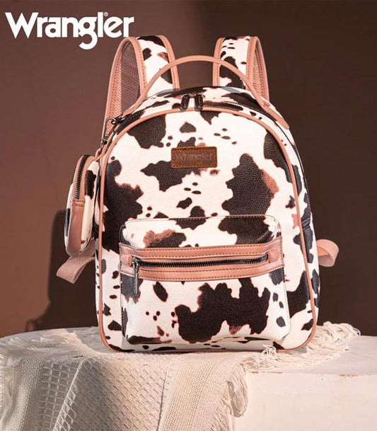Cow Print Backpack